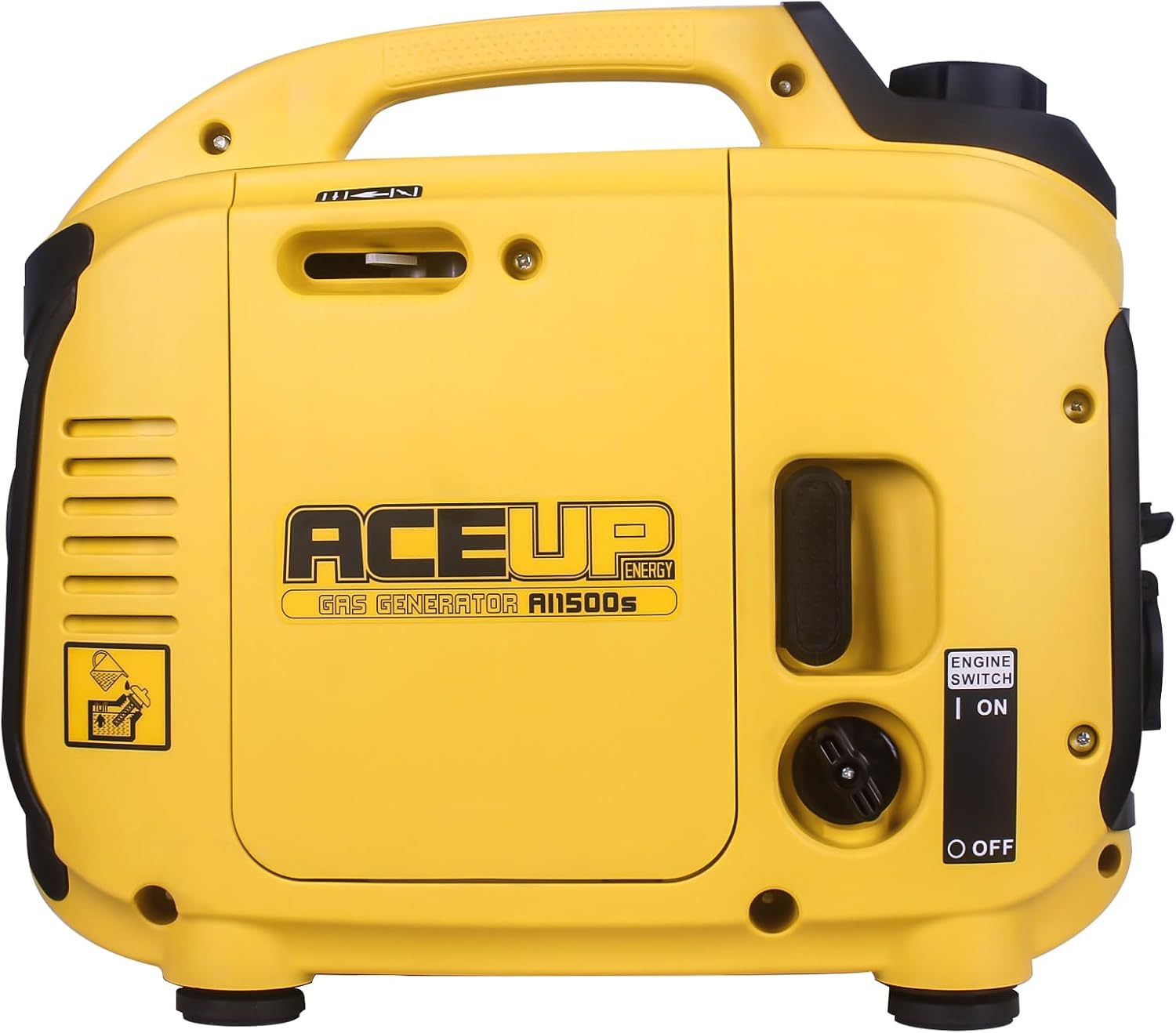 Aceup Energy 1500 Watt Portable Inverter Generator, Gas Powered Generator Ultra- Quiet for Home, EPA Compliant