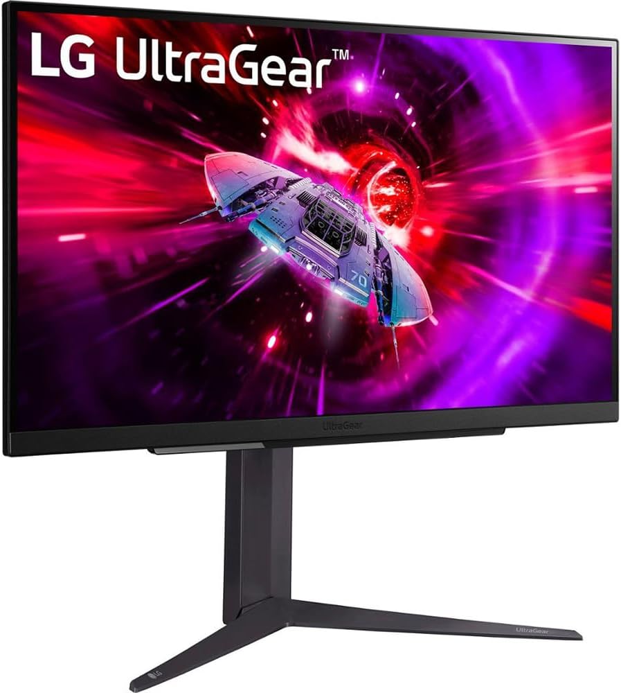 LG 27GR83Q-B 27 inch Ultragear QHD 1ms 240Hz Gaming Monitor Bundle with 2 YR CPS Enhanced Protection Pack
