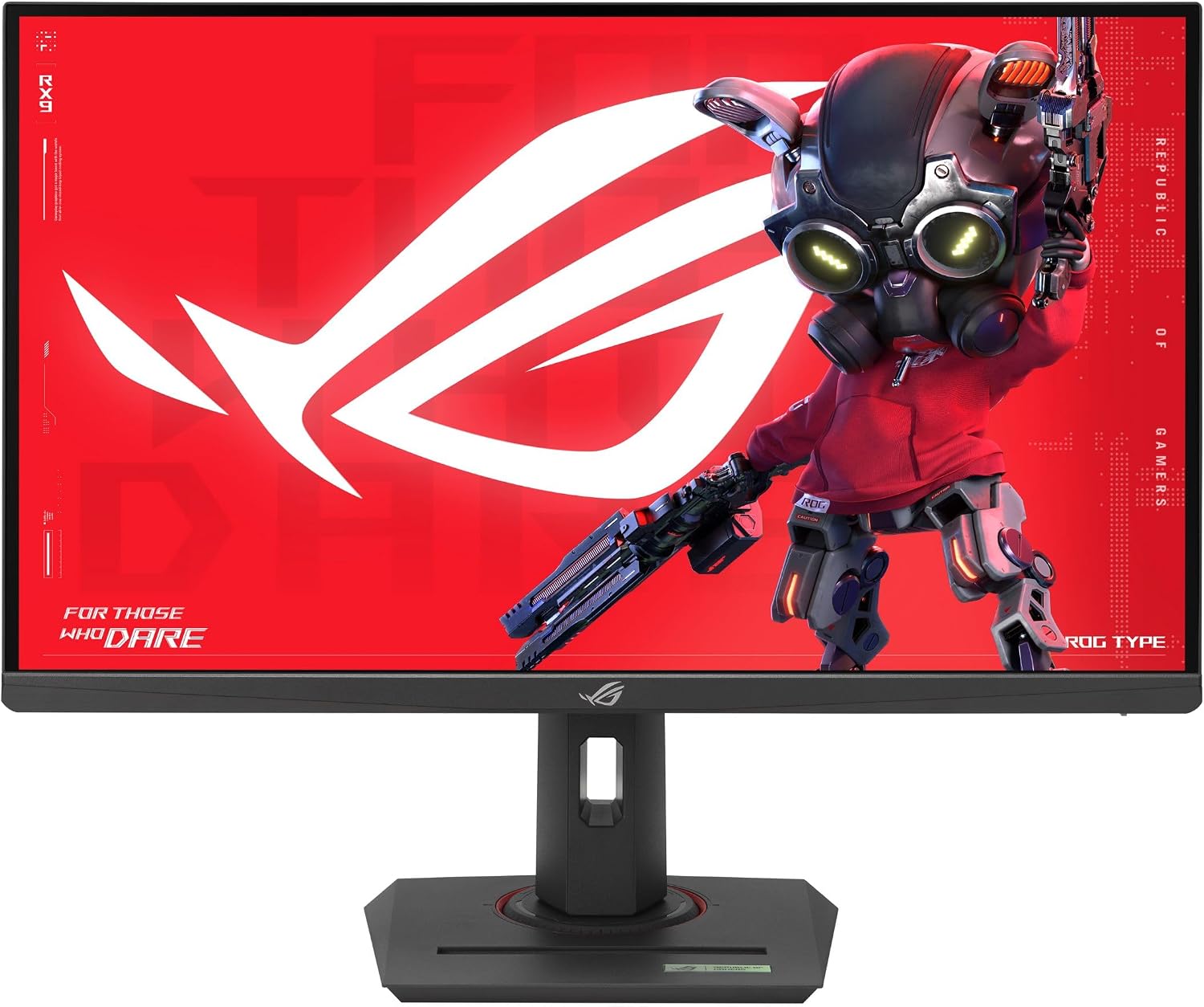 ASUS ROG Strix 27' 1440P USB-C HDR Gaming Monitor (XG27ACG) -QHD, 180Hz, 1ms, Fast IPS, DCI-P3 95%, Extreme Low Motion Blur Sync, G-Sync Compatible, Tripod Socket, Aura Sync, AI Gaming, 3yr Warranty