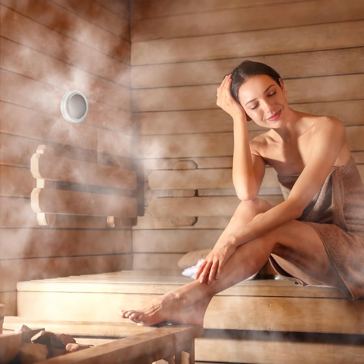 VEVOR Steam Generator, 6 kW Steam Shower System with Controller for Home Sauna & Spa, Commercial Auto Drain Kit with Overheat, Dry-Run & Overpressure Protection, 10min to 24h Timer, Black
