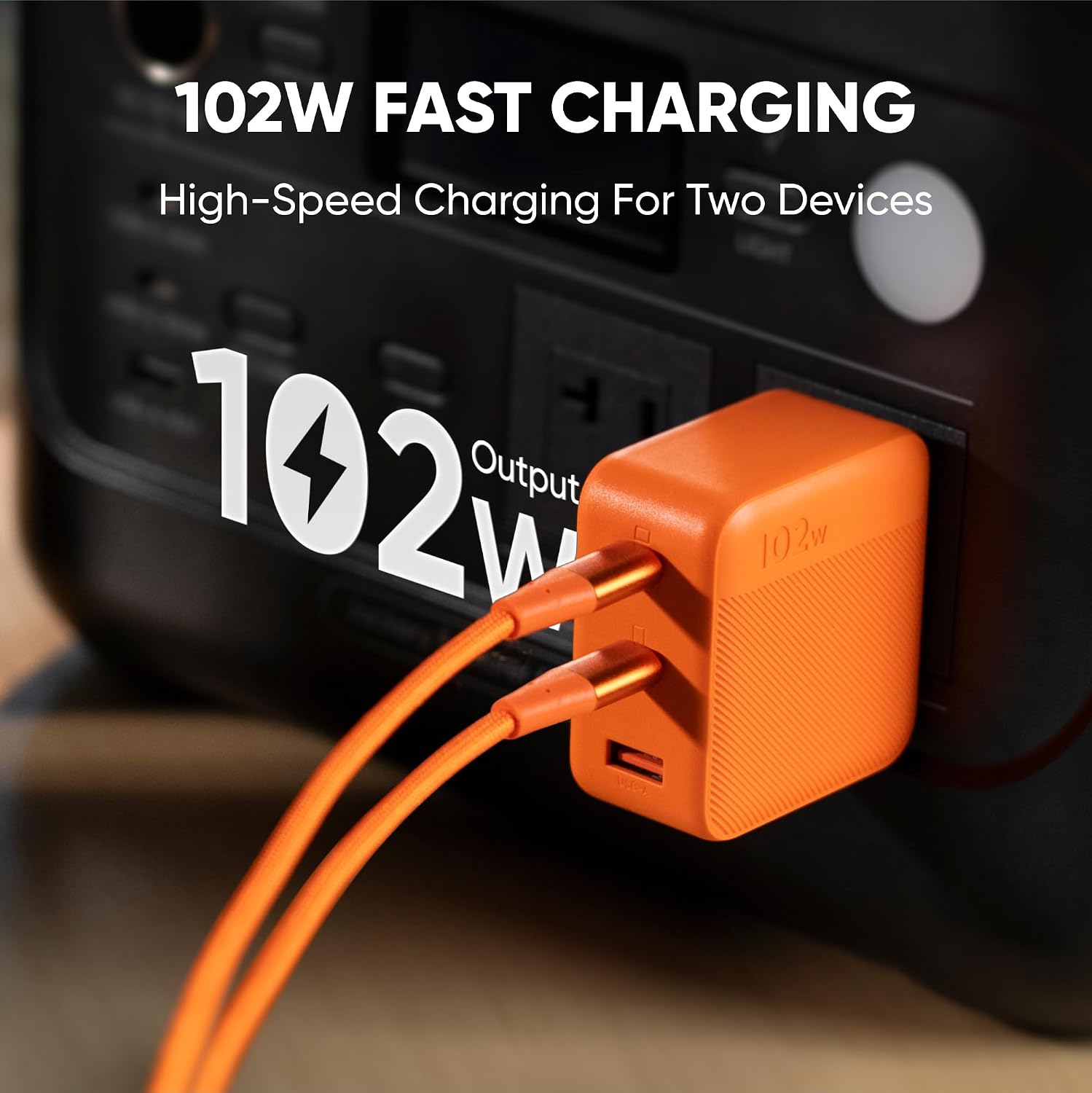 Jackery Portable Power Station Explorer 300 and 102W Fast Charger, 292Wh Backup LiFePO4 Battery, Solar Generator for Outdoors Camping Travel Hunting Blackout (Solar Panel Optional)