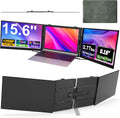 Laptop Screen Extender, Ultra-Thin 15.6' FHD 1200P 16:10 Portable Monitor for Laptop, Lightweight Travel Monitor Extender Plug & Play for 14.2'-17.3' Laptops, Compatible with Wins/Mac/Android/Chrome
