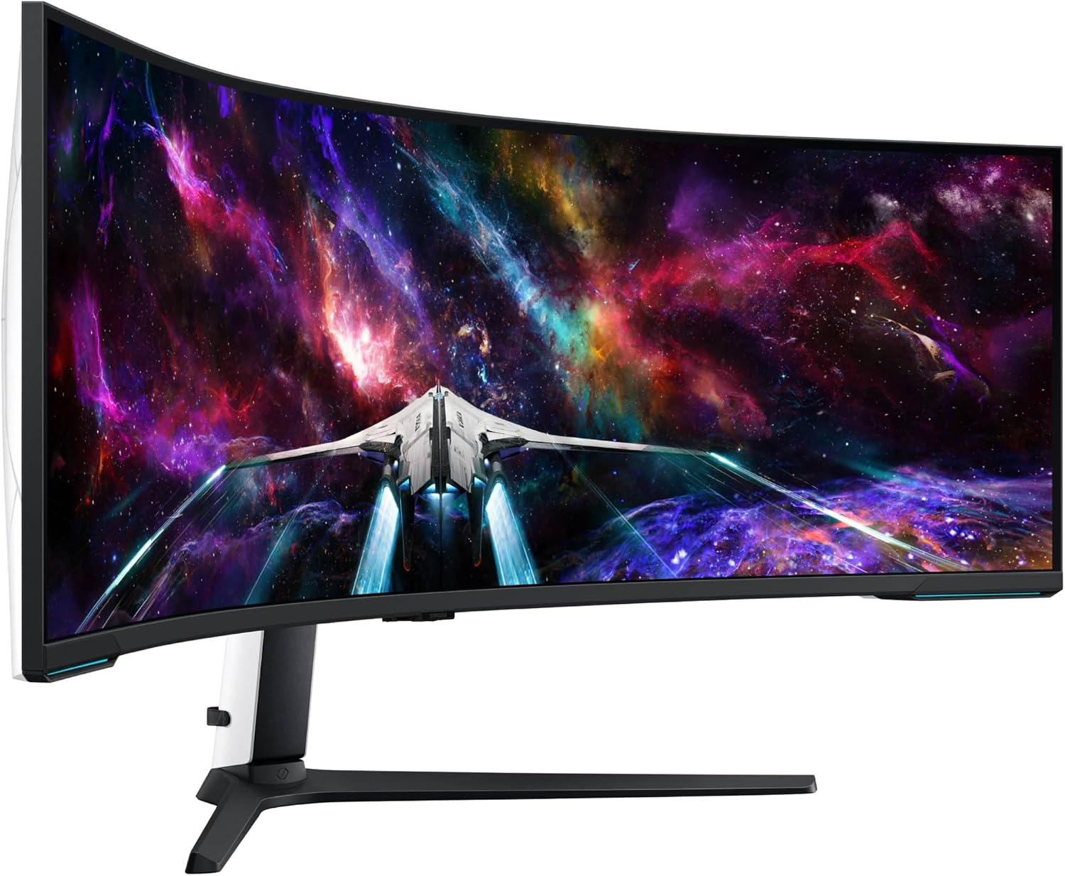 Samsung 57' Odyssey Neo G9 (G95NC) Series Dual 4K UHD 1000R Curved Gaming Monitor, 240Hz, 1ms with DisplayPort 2.1, Quantum Mini-LED, DisplayHDR 1000, AMD FreeSync Premium Pro, LS57CG952NNXZA