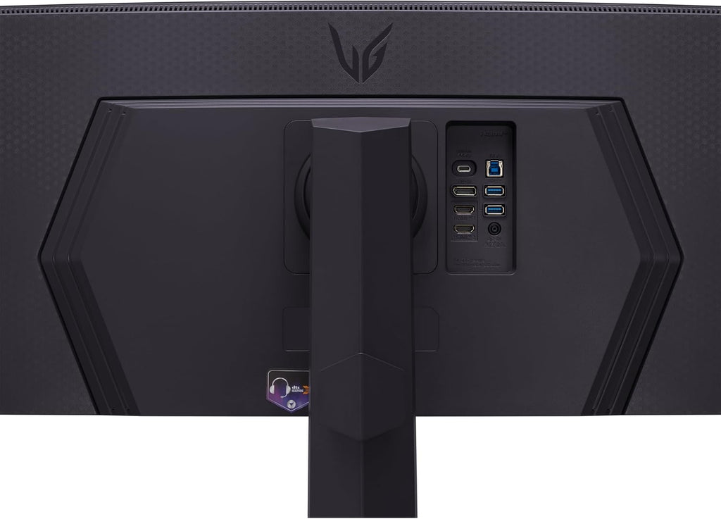 LG 45GR75DC-B Ultragear Curved Gaming Monitor 45-Inch 32:9 Dual QHD 1ms 200Hz VESA DisplayHDR 600 with DCI-P3 95% AMD FreeSync Premium Pro Enhanced Gaming GUI DTS HP:X 3-Way Adjustable Stand - Black