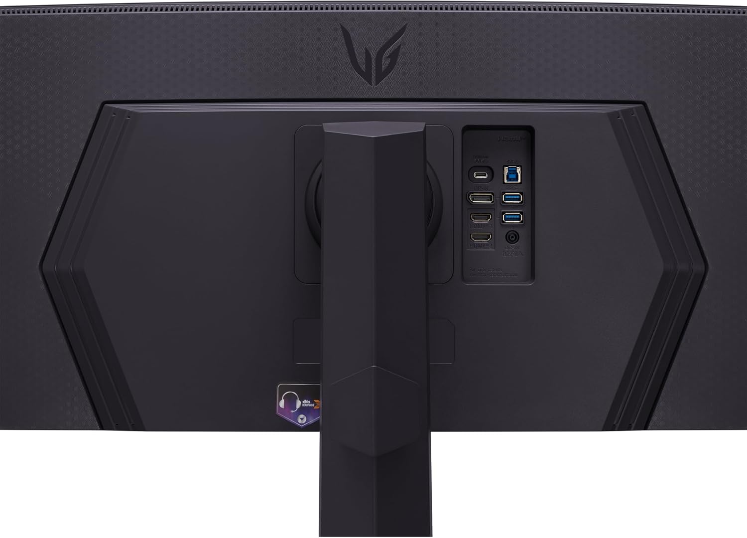 LG 45GR75DC-B Ultragear Curved Gaming Monitor 45-Inch 32:9 Dual QHD 1ms 200Hz VESA DisplayHDR 600 with DCI-P3 95% AMD FreeSync Premium Pro Enhanced Gaming GUI DTS HP:X 3-Way Adjustable Stand - Black