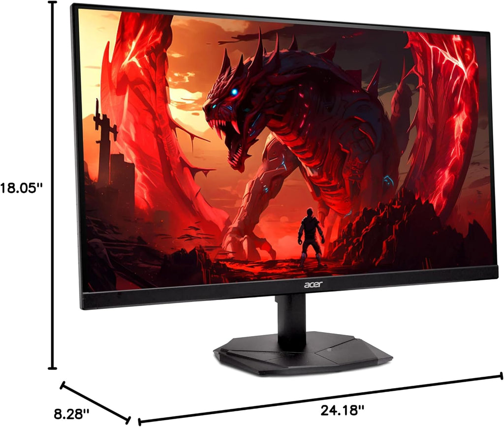 Acer Nitro 27' Gaming Monitor | WQHD 2560 x 1440 | IPS | ZeroFrame | AMD FreeSync Premium | 320Hz Refresh Rate | Up to 0.5ms | DCI-P3 90% | 1 x Display Port 1.4 & 2 x HDMI 2.1 | KG271U F3bmiipx