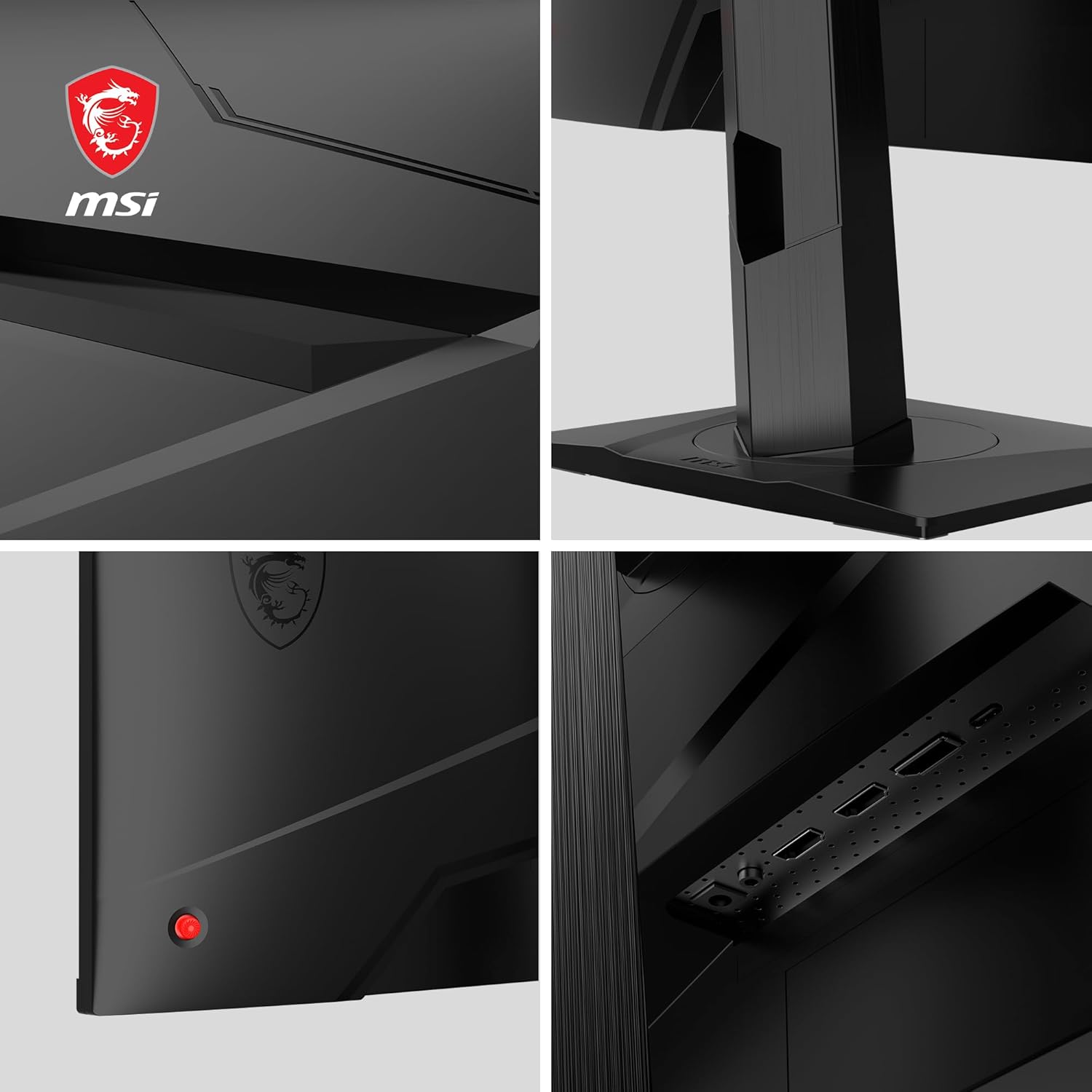 msi G274QPF-QD, 27' Gaming Monitor, 2560 x 1440(QHD), IPS, 170Hz, FreeSync Premium, HDR400, HDMI, Displayport, USB C, Tilt