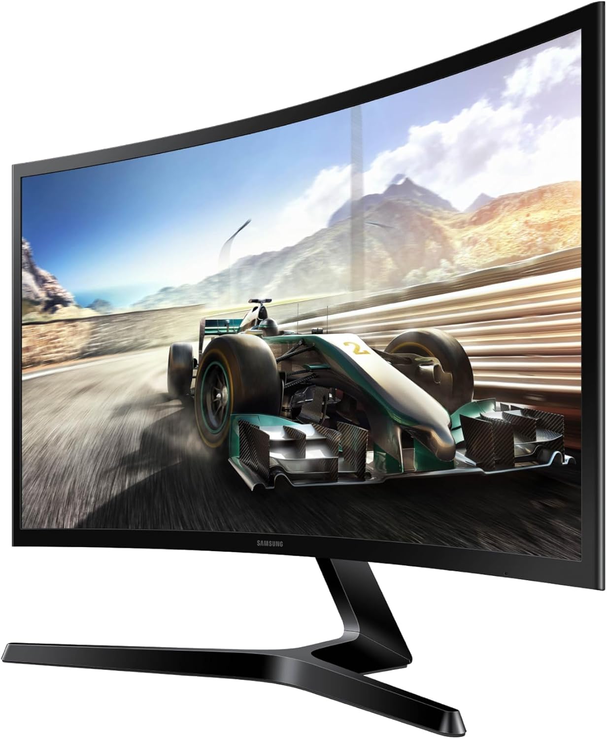 Samsung 24' Essential S3 (S36GD) Series FHD 1800R Curved Computer Monitor, 100Hz, Game Mode, Advanced Eye Comfort, HDMI and D-sub Ports, LS24D366GANXZA