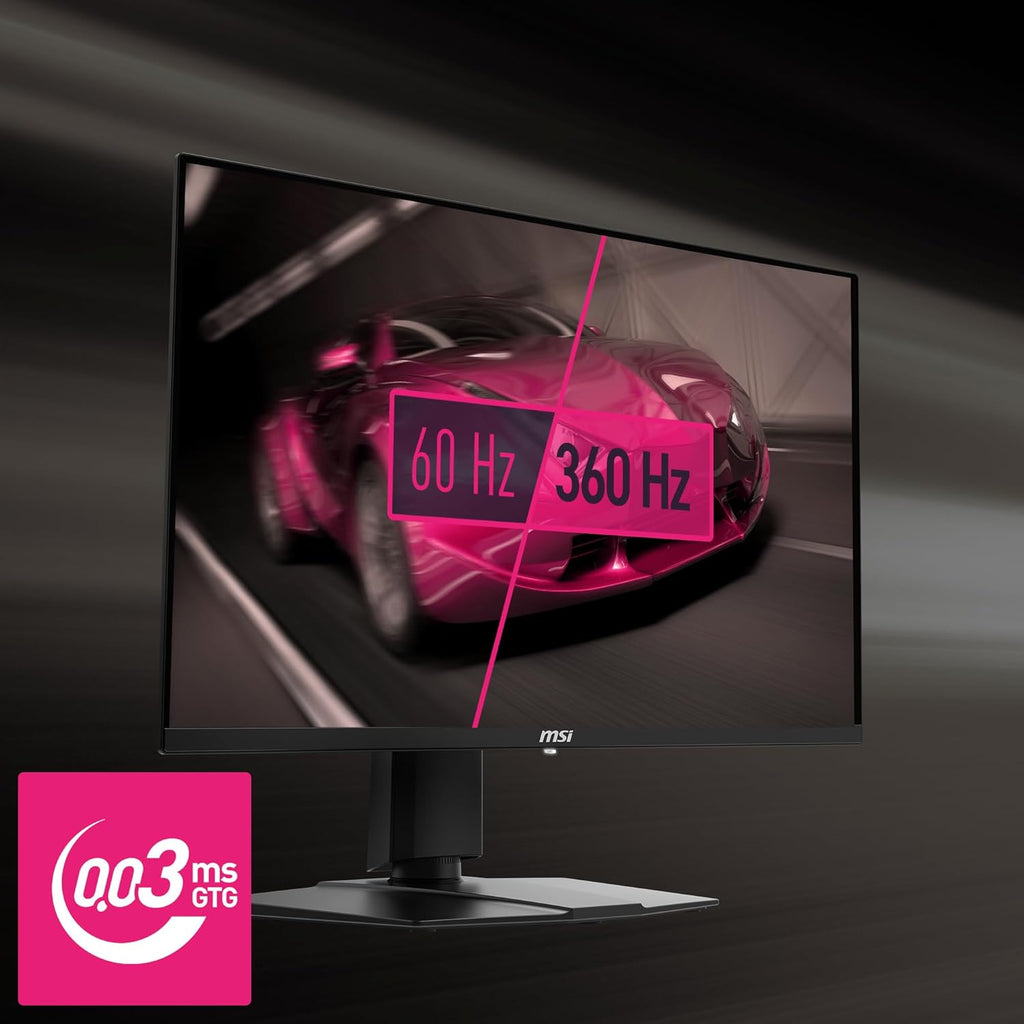 msi MPG 271QRX QD-OLED, 27 OLED Gaming Monitor, 2560 x 1440 (QHD), 0.03ms Response time, 360Hz, True Black HDR 400, HDMI, DP Port, USB Type C, Tilt, Height, Black