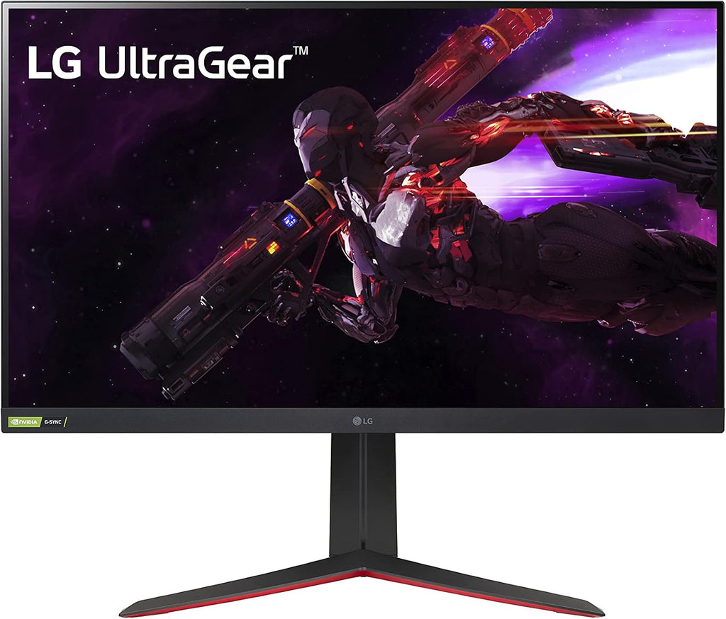 LG 32GP850-B 32-inch QHD (2560 x 1440) Ultragear Gaming Monitor, Nano IPS, 165Hz, 1ms, G-Sync, AMD FreeSync Premium, HDR10, HDMI, DisplayPort, Tilt/Height/Pivot Stand, 3-Side Borderless Design, Black