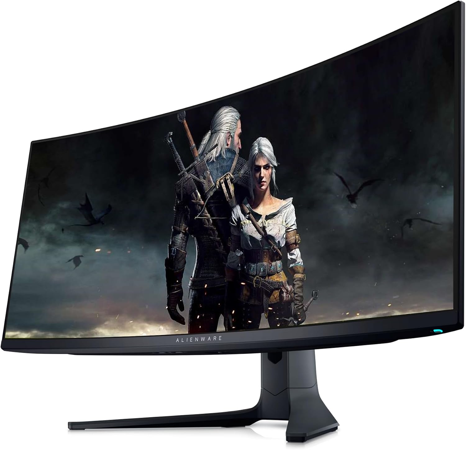 Dell Alienware 34 Curved QD-OLED Gaming Monitor - 34.18' WQHD (3440x1440) 21:9-165Hz - 0.1ms GTG - 1800R - DCI-P3 99.3% - sRGB 149% - AMD FreeSync Premium Pro - VESA AdaptiveSync Display