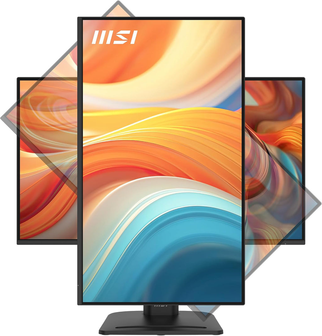 msi PRO MP275PG E14 27-inch IPS 1920 x 1080 (FHD) Gaming Office Monitor, 144Hz, Free-Sync, HDMI, DisplayPort, VGA Port, VESA Mountable, Height Adjustable, Tilt, Speaker, 4-Side Slim Bezel 1ms, Black