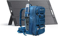 BLUETTI Handsfree 2 Backpack Solar Generator with 100W Solar Panel Included (Ships Separately), 512Wh 700W LFP Portable Power Station w/a 60L Backpack, All in One Solar System for Hiking, Photography