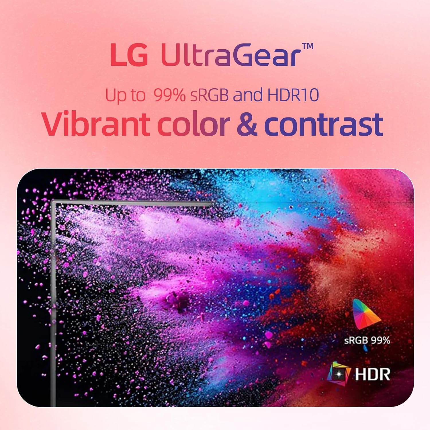 LG 34' Ultragear Curved Gaming Monitor, WQHD (3440 x 1440),160Hz, AMD FreeSync Premium, HDR10, 99% sRGB, Tilt/Height Adjustable Stand, Built-in Speakers