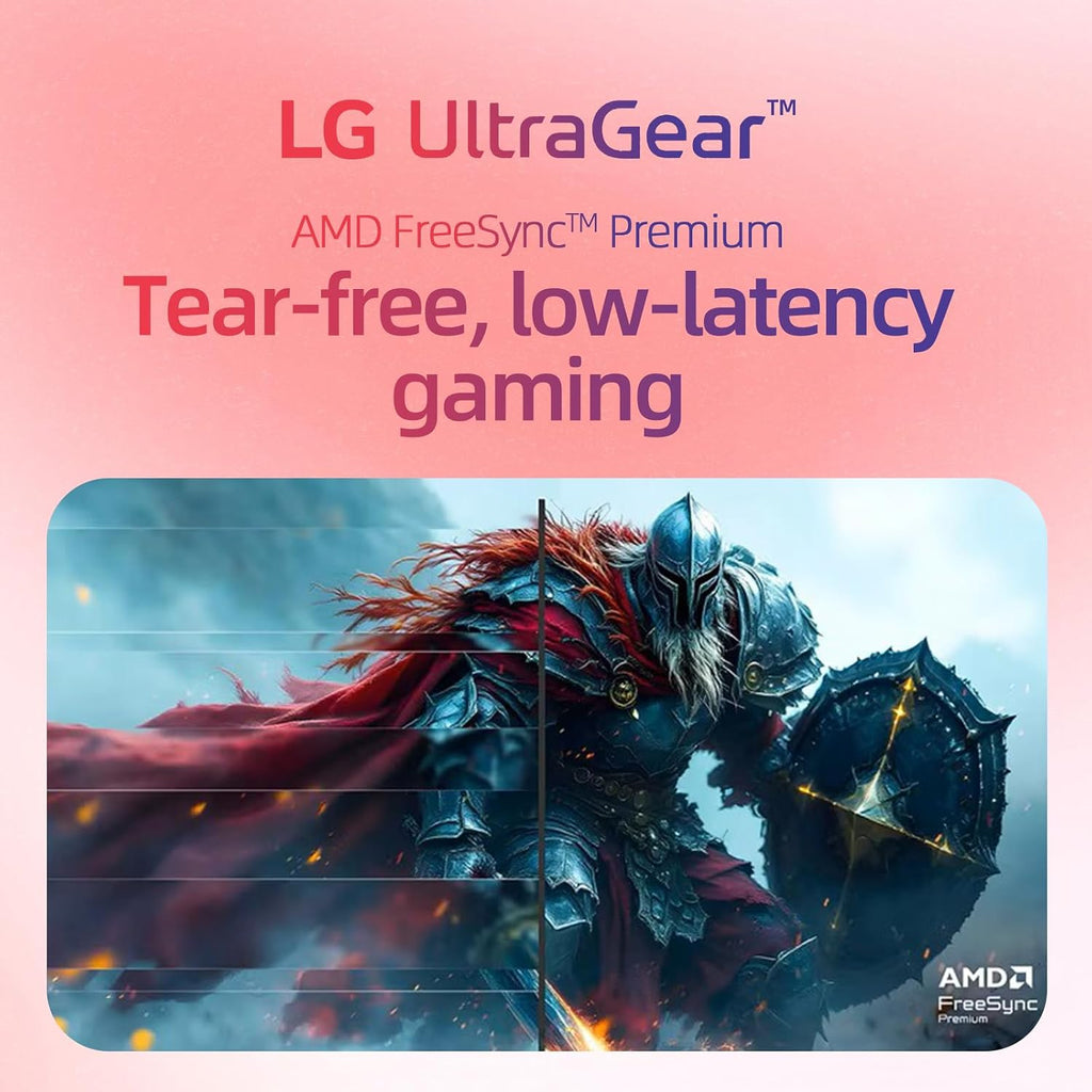 LG 34' Ultragear Curved Gaming Monitor, WQHD (3440 x 1440),160Hz, AMD FreeSync Premium, HDR10, 99% sRGB, Tilt/Height Adjustable Stand, Built-in Speakers