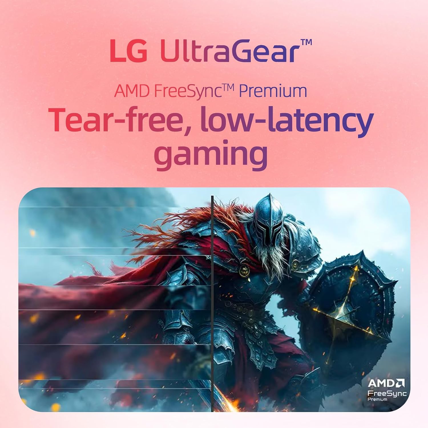 LG 34' Ultragear Curved Gaming Monitor, WQHD (3440 x 1440),160Hz, AMD FreeSync Premium, HDR10, 99% sRGB, Tilt/Height Adjustable Stand, Built-in Speakers
