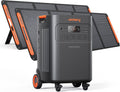 Jackery Solar Generator 5000 Plus with 2x 200W Solar Panels, 5040Wh LiFePO4 Portable Power Station, 10-Year Lifespan, 7200W AC Output, Whole Home Backup for Emergency