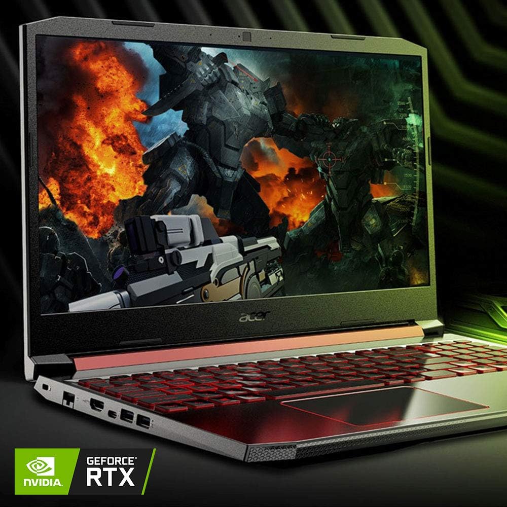 Acer Nitro 5 Gaming Laptop, 9th Gen Intel Core i7-9750H, NVIDIA GeForce RTX 2060, 15.6' Full HD IPS 144Hz Display, 16GB DDR4, 256GB NVMe SSD, Wi-Fi 6, Waves MaxxAudio, Backlit Keyboard, AN515-54-728C