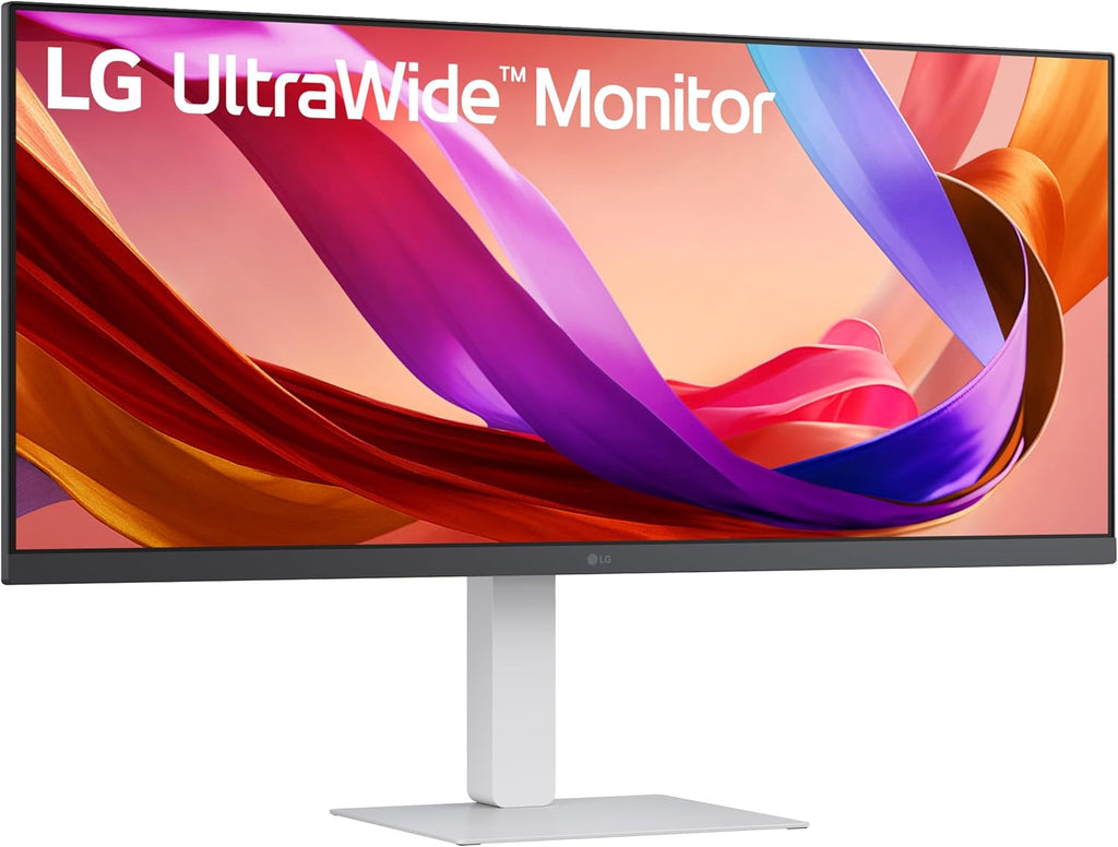 LG 34U530A-W 34-inch UltraWide WFHD (2560 x 1080) IPS Wide Computer Monitor, 100Hz, VESA DisplayHDR 400, HDMI, DisplayPort, USB Type-C, Tilt/Height/Swivel Stand, White