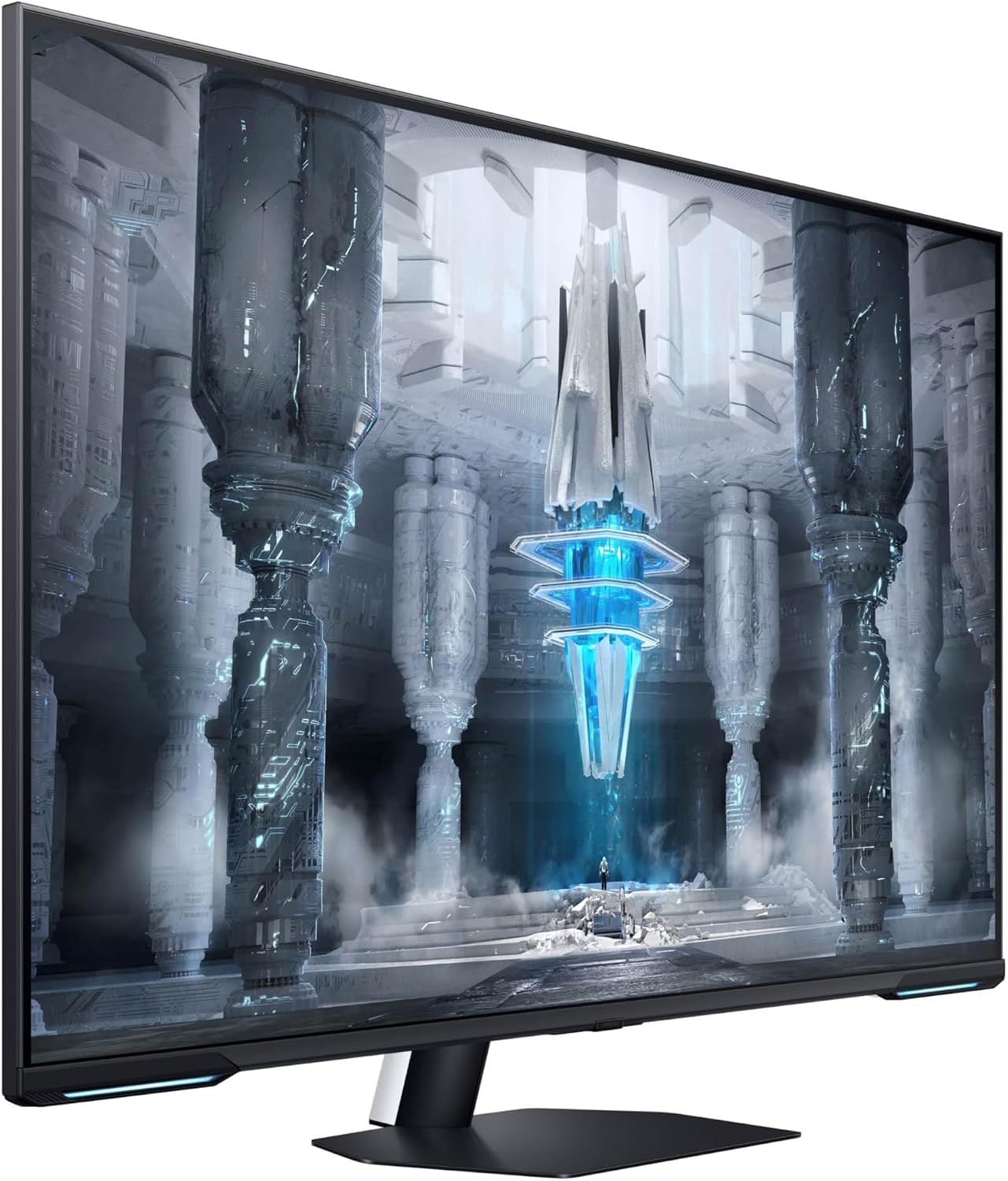 SAMSUNG 43' Odyssey Neo G7 Series 4K UHD Smart Gaming Monitor, 144Hz, 1ms, VESA Display HDR600, Quantum Matrix Technology, AMD FreeSync Premium Pro, LS43CG702NNXZA, Black
