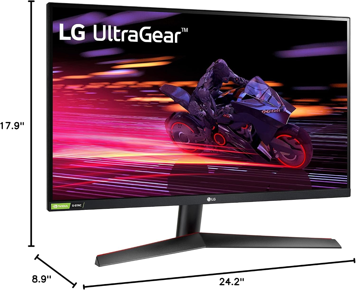LG 27GP700-B 27' Ultragear FHD (1920 x 1080) IPS Gaming Monitor w/ 1ms Response Time & 240Hz Refresh Rate, NVIDIA G-SYNC Compatible with AMD FreeSync Premium, Ultra-Thin Bezel, HDMI x2