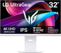 LG 32G810SA-W 32-inch Ultragear 4K UHD (3840 x 2160) IPS Gaming Monitor, 144Hz, 1ms, NVIDIA G-Sync Compatible, AMD FreeSync Premium, VESA DisplayHDR 400, HDMI, DisplayPort, USB Type-C, White