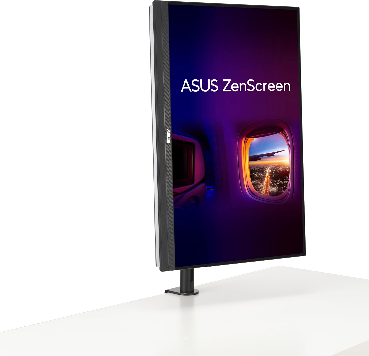 ASUS ZenScreen 27' 1440P Transportable Monitor (MB27ACF) - QHD (2560 x 1440), IPS, 100Hz, USB-C PD 70W, Speakers, Carrying Handle, Kickstand, C-clamp, Sub-woofer, 2.1 Channel Audio, 3 yr Warranty