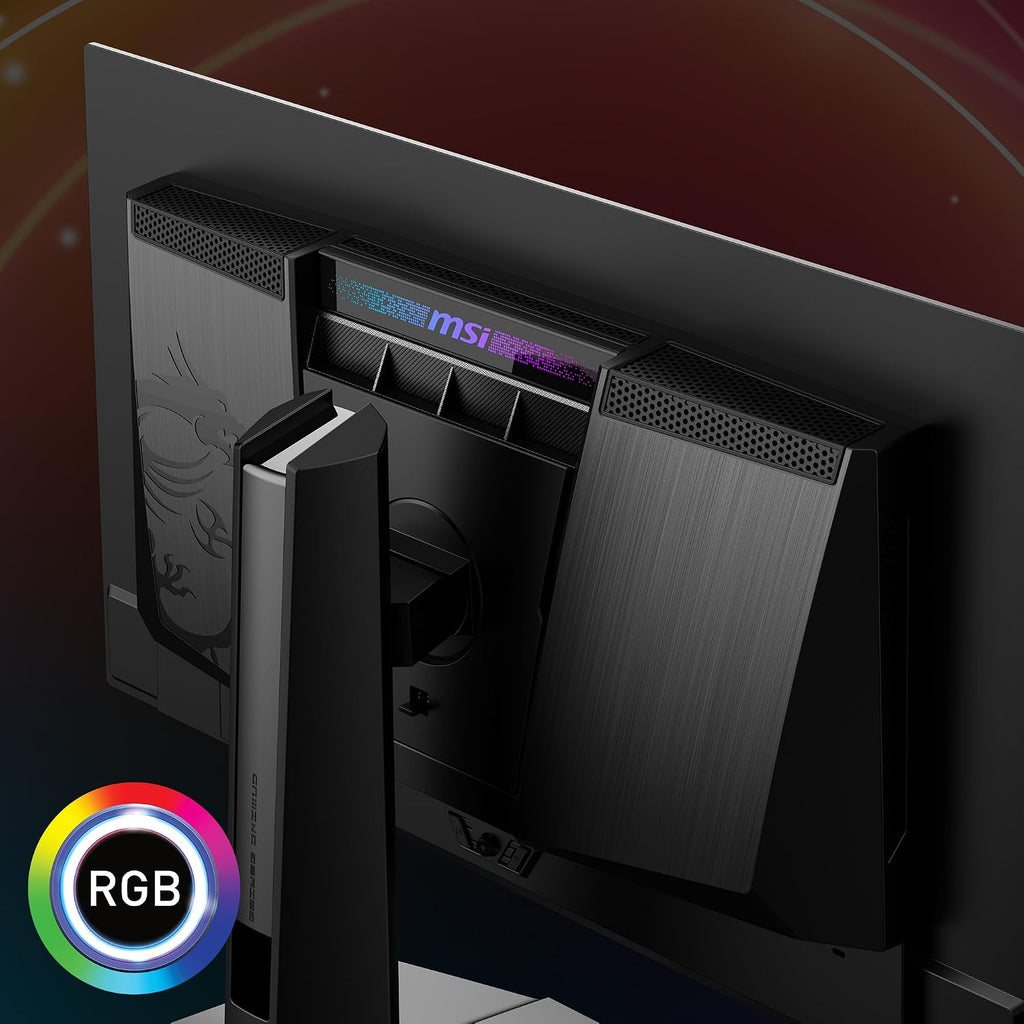 msi MPG 271QRX QD-OLED, 27 OLED Gaming Monitor, 2560 x 1440 (QHD), 0.03ms Response time, 360Hz, True Black HDR 400, HDMI, DP Port, USB Type C, Tilt, Height, Black