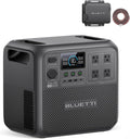 BLUETTI Elite 200 V2 Portable Power Station & Charger 1 (Ships Separately), 2073.6Wh LFP Backup, 4 AC Outlets (3900W Peak), 4.2H Full Charge via Car, Perfect for Camping, Off-grid, and Power Outages