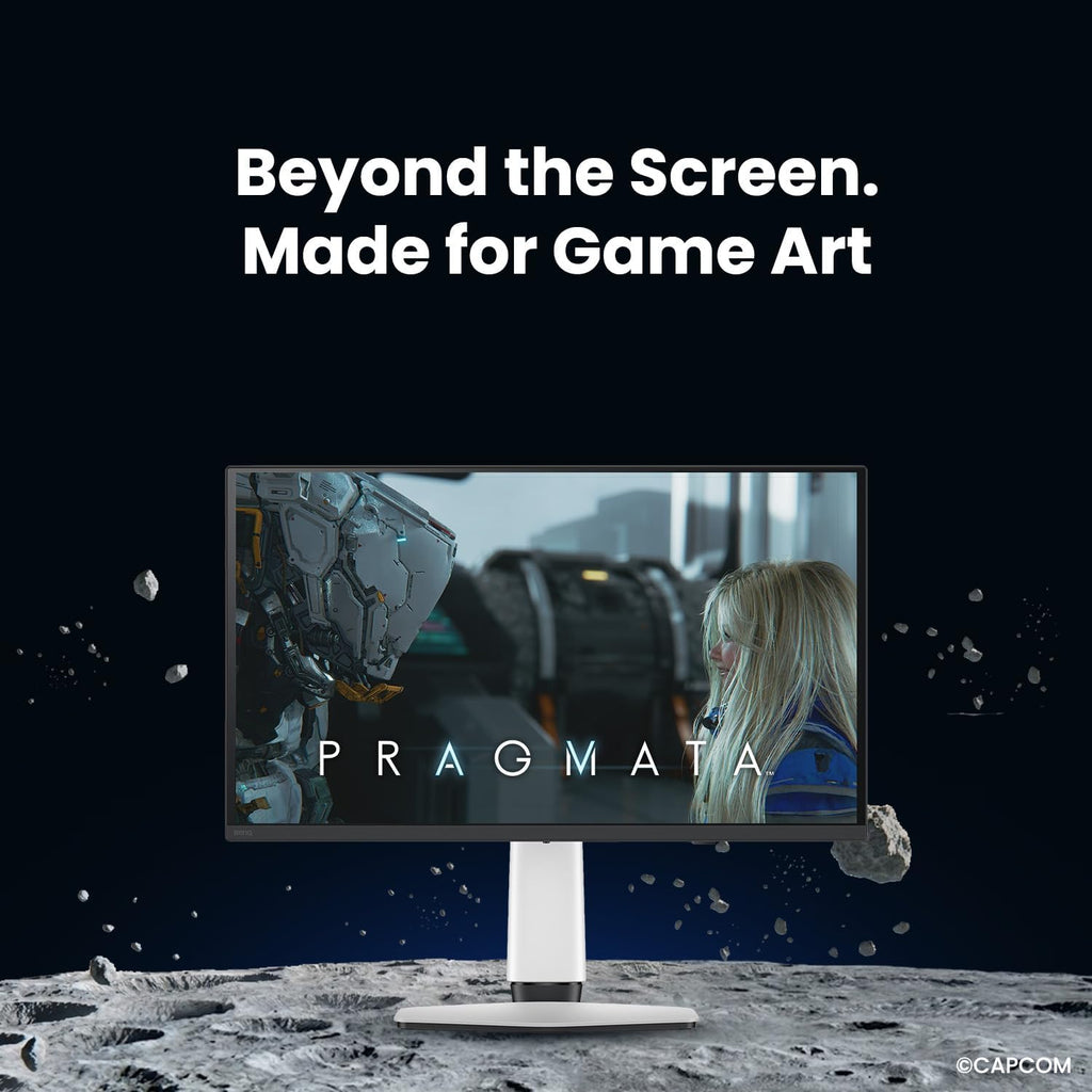 BenQ MOBIUZ EX271QZ 27' Gaming Monitor, 3rd Gen QD-OLED, 500Hz, 0.03ms, HDMI2.1, USB-C, VESA DisplayHDR True Black 500, MOBIUZ Color Tuning, eARC, 3-Year OLED Warranty