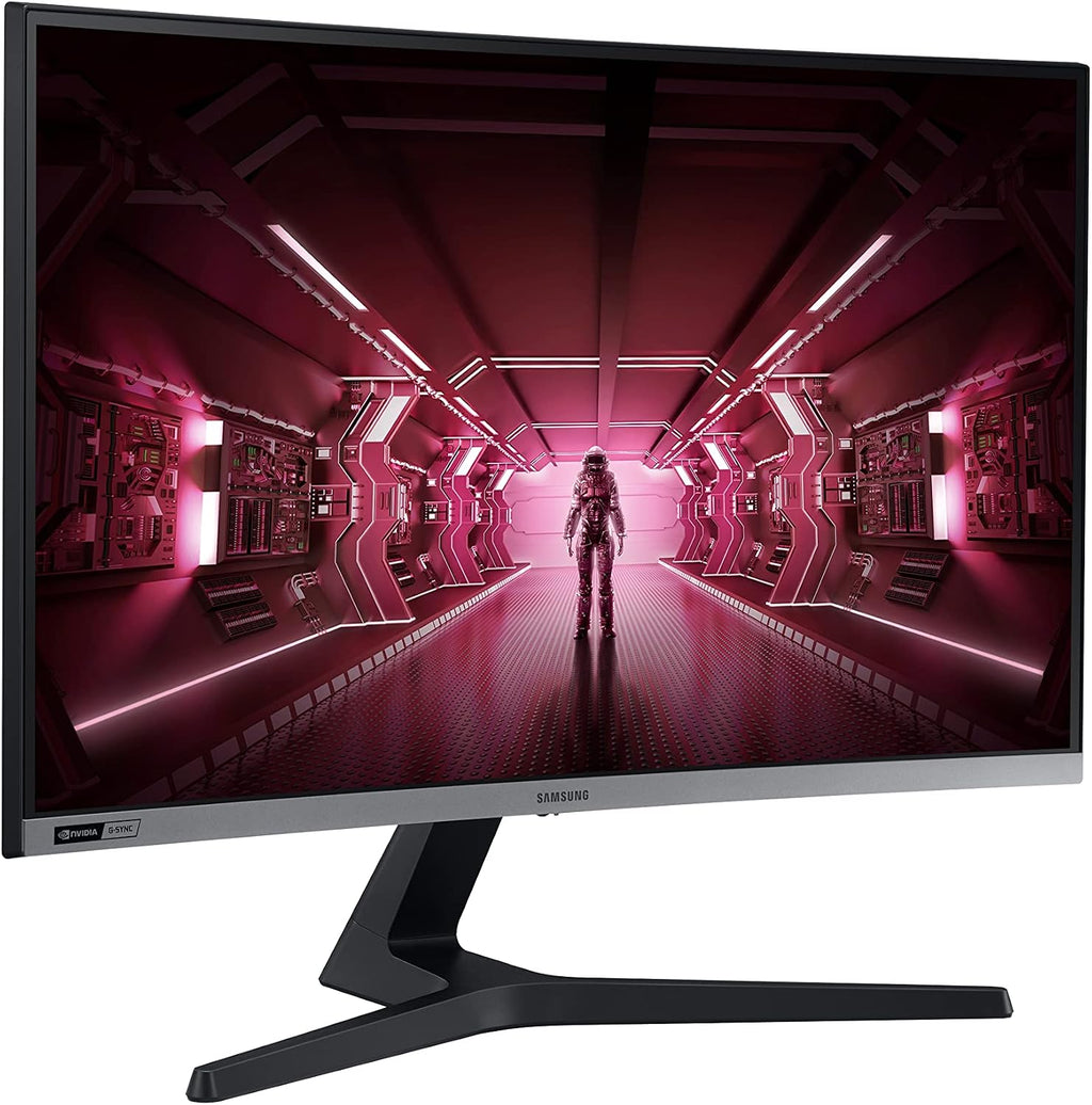 SAMSUNG 24-Inch CRG5 144Hz Curved Gaming Monitor (LC24RG50FQNXZA) â€' Computer Monitor, 1920 x 1080p Resolution, 4ms Response, FreeSync, Game Mode, HDMI