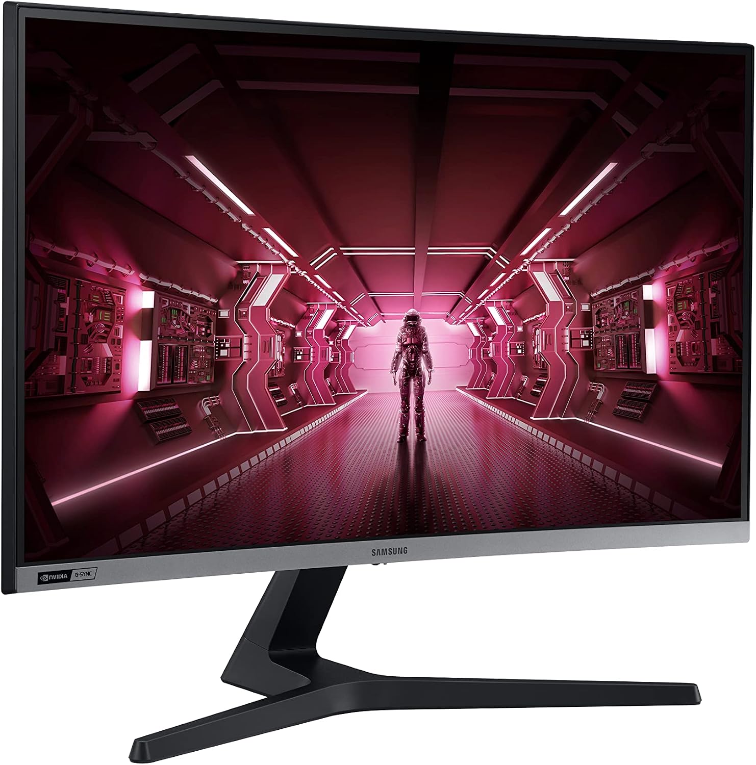 SAMSUNG 24-Inch CRG5 144Hz Curved Gaming Monitor (LC24RG50FQNXZA) â€' Computer Monitor, 1920 x 1080p Resolution, 4ms Response, FreeSync, Game Mode, HDMI