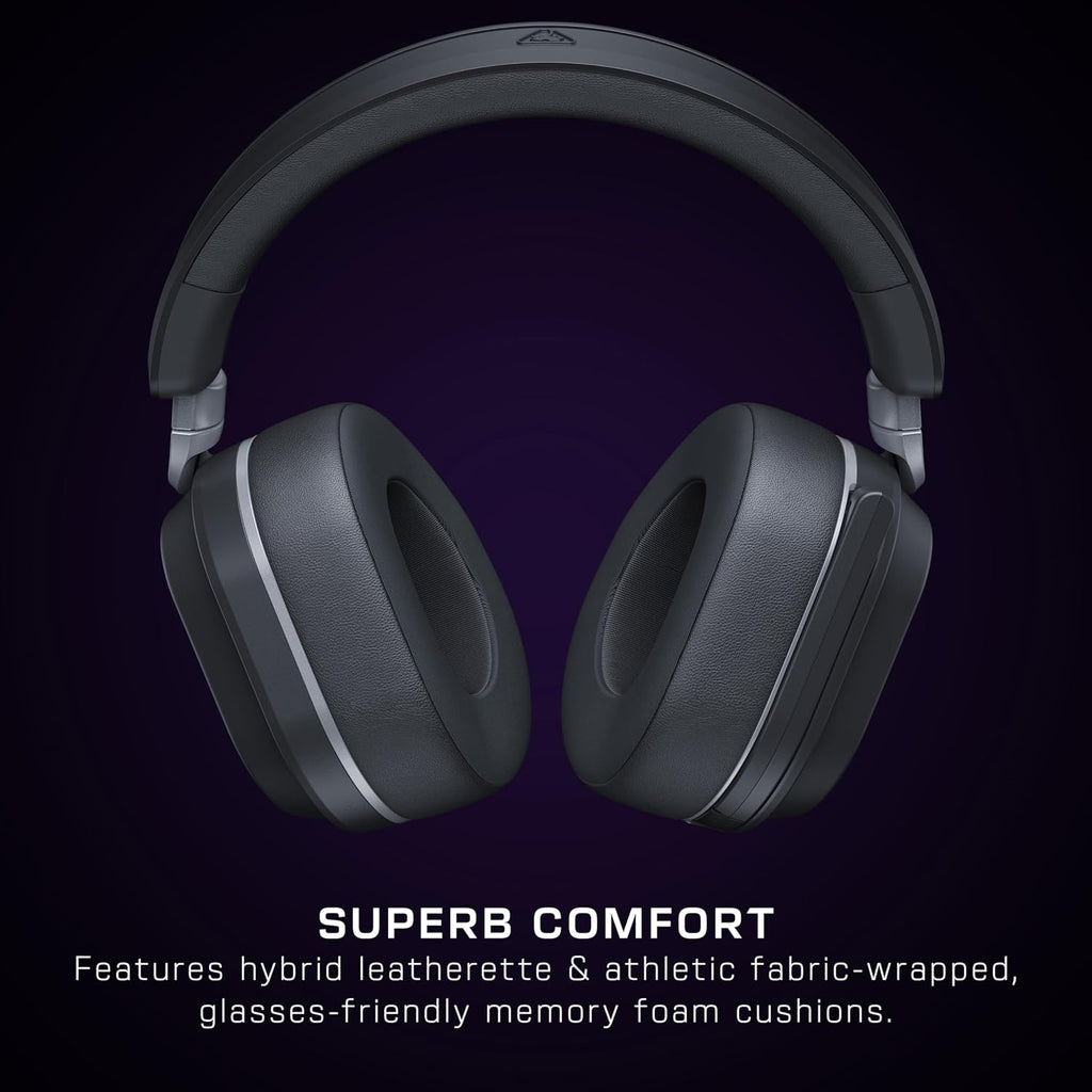 Turtle Beach Stealth 700 Wireless Multiplatform Amplified Gaming Headset for PC, PS5, PS4, & Mobile – 24-bit Audio, 60mm Speakers, High-Bandwidth Microphone, Bluetooth, 80-Hr Battery – Black (Renewed)