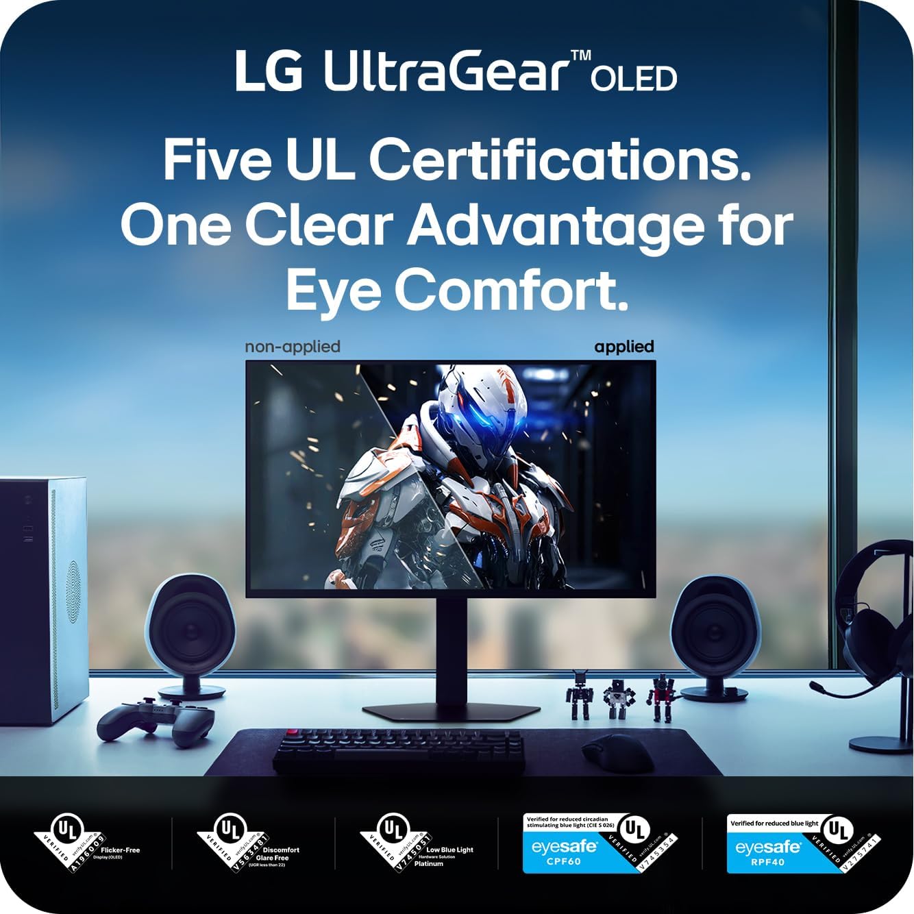 LG 27GX790B-B 27' Ultragear QHD (3440 x 1440) OLED Gaming Monitor, Dual Mode (QHD 540Hz/ HD 720Hz), 0.02ms, TrueBlack 500, NVIDIA G-Sync Compatible, AMD FreeSync Premium Pro, DP 2.1, USB-C, Black