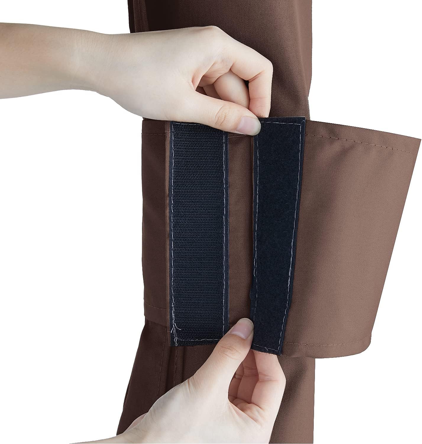 ABCCANOPY Gazebo Replacement Pole Covering Curtains for #GF-12S004B-1, Brown