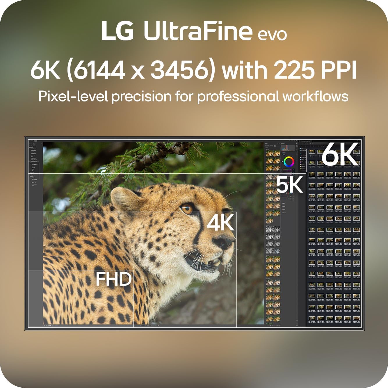 LG 32U990A-S 32-Inch Ultrafine 6K (6144 x 3456) Nano IPS Black Thunderbolt 5 Professional Monitor, 60Hz, DisplayHDR 600, Speakers, HDMI 2.1, DisplayPort 2.1, USB-C, Tilt/Height/Pivot Stand, Silver