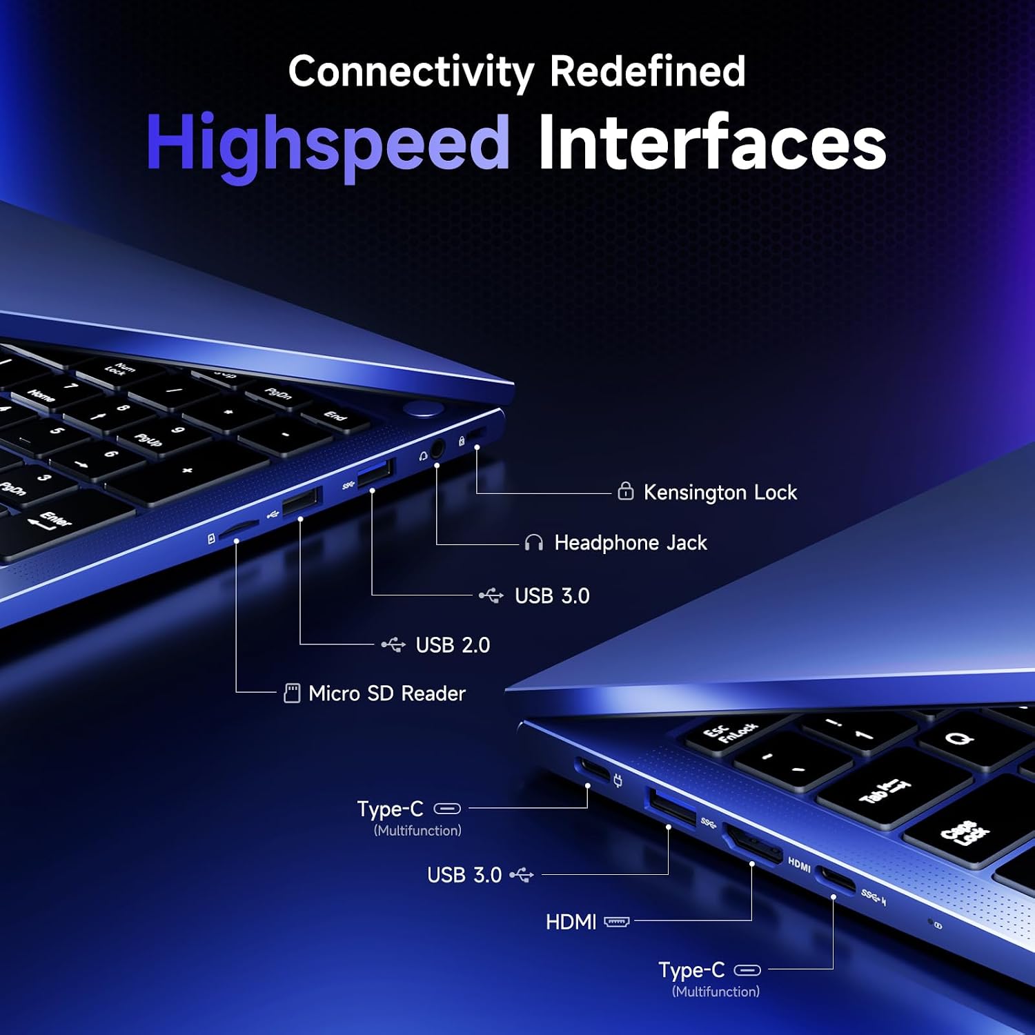 NIMO 17.3' IPS FHD-Gaming-Laptop, AMD Ryzen 5 6600H 16GB DDR5 RAM 1TB SSD (Beat i7-1165G7 Up to 4.5GHz) Radeon 660M GPU-Computer with 100W Type-C Backlit Keyboard Fingerprint