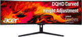 Acer EI491CUR Sbmiipphx 49' 1800R 32:9 Curved DQHD (5120 x 1440) Zero-Frame Gaming Monitor | AMD FreeSync Premium | Up to 120Hz | 4ms | 94% DCI-P3 | 2 x Display Port v1.4, 2 x HDMI 2.0 & 1 x Audio Out