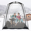 All Weather Proof Pod Pop Up Bubble Tent for 3-8 People, Large Oversize Dome House, Cold Protection Camping Tent, Winter Instant Igloo for Outdoor Activities