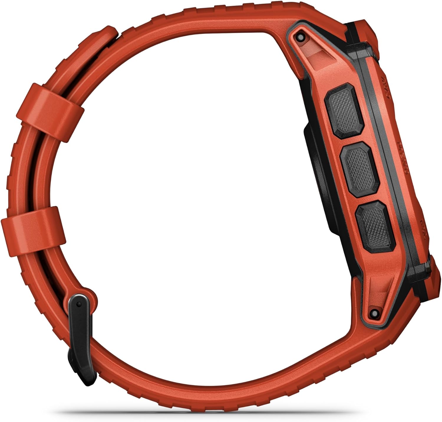 Garmin Instinct 2X Solar, Rugged GPS Smartwatch, Built-in Flashlight, Solar Charging Capability, Multi-Band GNSS, Flame Red (Renewed)