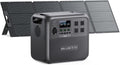 BLUETTI AC180 Solar Generator with 200W Solar Panel (Ships Separately), 1152Wh Portable Power Station w/ 4 1800W (2700W Surge) AC Outlets, LFP Power for Outdoor Camping, Trip, Power Outage