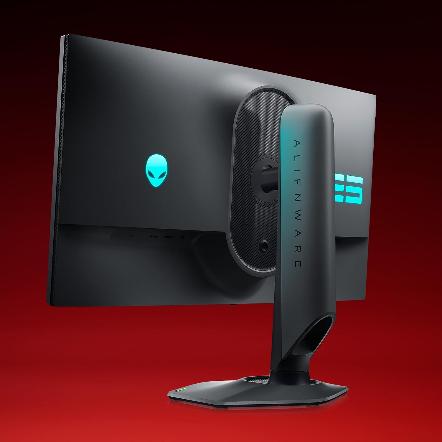 Alienware AW2524H Gaming Monitor - 24.5-inch 480Hz 1ms IPS Anti-Glare Display, HDMI/DP/USB, Height/Tilt/Swivel/Pivot Adjustable, Dell Services - Dark Side of The Moon, Black