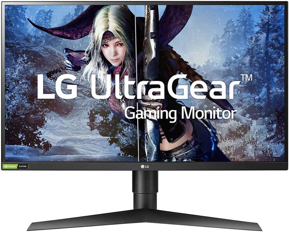 LG 27GL850-B 27 Inch Ultragear QHD Nano IPS 1ms NVIDIA G-Sync Compatible Gaming Monitor, Black