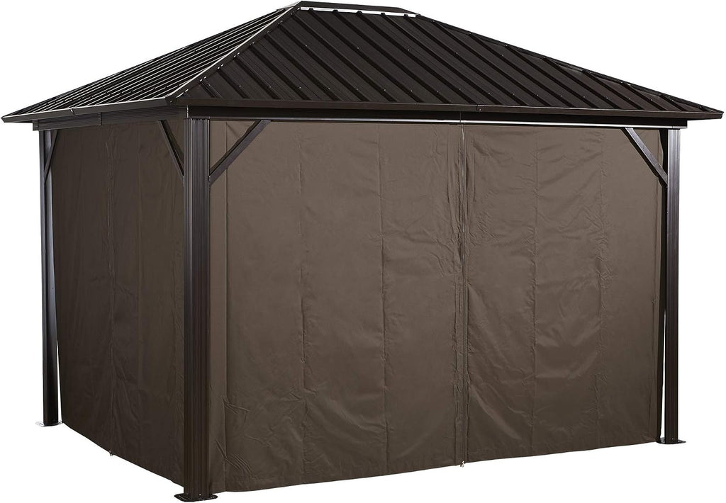 Sojag 135-8163896 Privacy Curtains, 12' x 12'