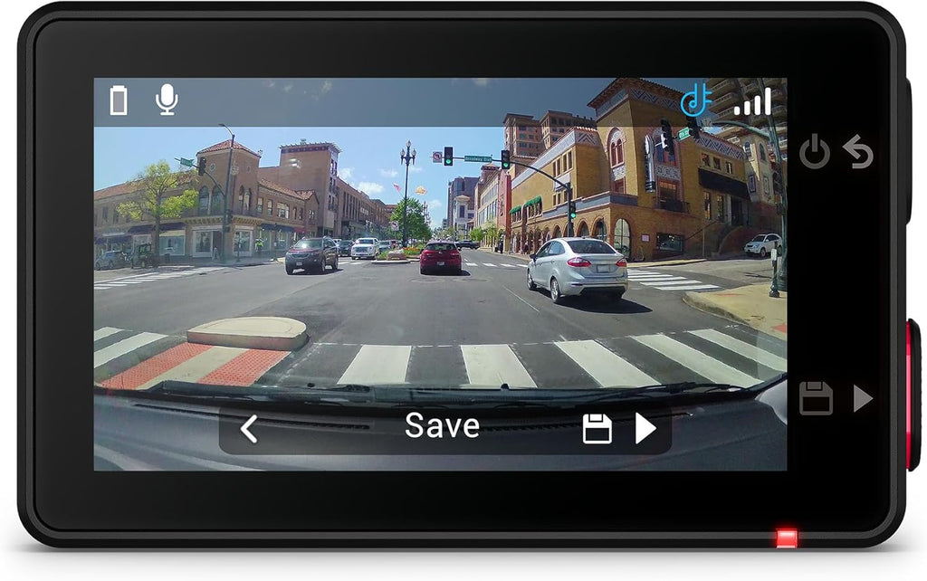 Garmin Dash Cam™ X310, Compact 4k Ultra HD Touchscreen Dash Cam with a 140-degree Field of View, Built in Clarity™ Polarizer, Voice Controlled, GPS, 2.4' Display, Automatic Recording
