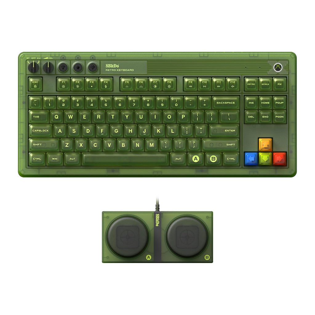 8BITDO Retro 87-Key Wireless RGB Mechanical Gaming Keyboard - Xbox Edition
