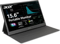 acer Portable Monitor PM161Q Abmiuuzx 15.6' Full HD 1920 x 1080 IPS Ultra Slim Design Premium Cover I External Monitor for Laptop PC Mac I 2 x USB 3.1 Type-C Ports, 1 x Mini HDMI, 1 x Micro USB