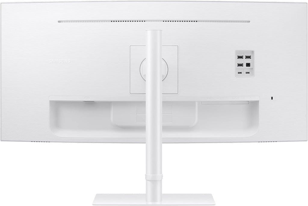 Samsung 34' ViewFinity (S65TC) Series Ultra-WQHD 1000R Curved Computer Monitor, HDR10, 100Hz, AMD FreeSync, Thunderbolt 4, Height Adjustable Stand, Built-in Speakers, Eye Care, LS34C650TANXGO, 2024