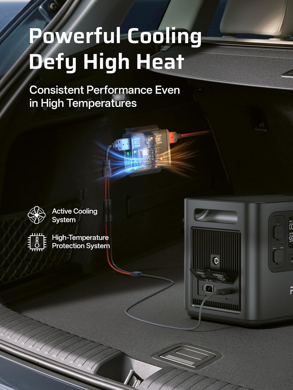 AFERIY P280 Portable Power Station 2800W (Peak 5600W) with DC600 580W Alternator Charger,2048Wh LiFePO4 Battery,Dual Solar Input,6x Fast Charging On the Go,Camping,and RVs(Shipped Separately)