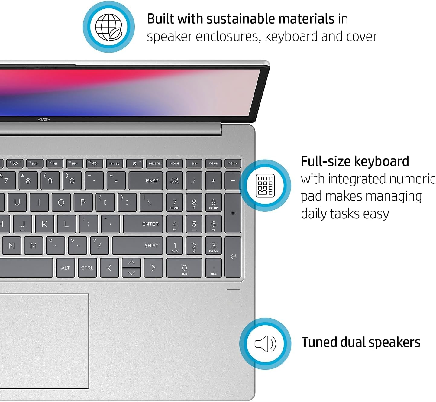 HP 15.6' Diagonal Full HD (1920 x 1080) Laptop, 11th Gen Intel Core i5-1135G7 Processor, 8GB DDR4 RAM, 256GB SSD, 802.11ac, Bluetooth, HDMI, Windows 11